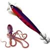 Reikuxa Totanare per Calamari e Totani Attrezzatura da Pesca Artificiale | Ami per Totanare da 12 cm Mare, Sott'Acqua, Laghi, Fiumi, Pesca a Traina