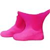 EURDFHY sovrascarpe impermeabili Copri stivali in gomma da esterno 1-4 paia | For uomini e donne, antipioggia, impermeabile, riutilizzabile, antiscivolo(Magenta,L30cm41-47-4PCS)