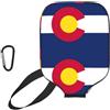 YQxwJL Colorado - Custodia protettiva per pickleball in neoprene, con tasca in rete e moschettone