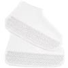 EURDFHY sovrascarpe impermeabili Scarpa in silicone riutilizzabile alla moda | Protezioni Copri stivali da pioggia impermeabili for esterni Attrezzatura da passeggio antiscivolo(White,40-44)