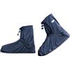 EURDFHY sovrascarpe impermeabili Copri pantaloni antiscivolo for scarpe nere | Stivali da acqua riutilizzabili antipioggia Protezione for le gambe Impermeabile(L 40-42)