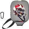 YQxwJL Custodia protettiva per pickleball in neoprene con stampa di football americano, custodia protettiva con cerniera e tasca in rete e moschettone