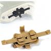 JHTUDHJ Adattatore Fotocamera Slitta Emetto Sgancio Rapido FAST MICH | Supporto Fotocamera per Slitta Elmetto in Nylon Resistente con Filetto 1/4 per Guide Laterali FAST MICH AF