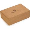 Yoga Studio The Comfortable Large Cork Yoga Block Brick (22,5 cm x 15 cm x 7,5 cm) antibatterico yoga mattone con bordi arrotondati
