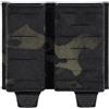 LXGXFNB Portacaricatori 5.56 e 9mm Molle Tasca Fucile Pistola Combinata | Inserti di Ritenzione a K Nylon 1000D Fessure Frontali Tagliate al Laser for Cintura Equipaggiamento Torace Airsoft