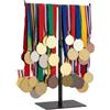 DJSKLDF Espositore per medaglie Espositore for medaglie di Laurea con Barra a T Regolabile Supporto for premi