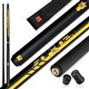 YEUEK Little Monster - Stecca da biliardo in fibra di carbonio, 3 pezzi, 500 g, con punta da 12,9 mm, con custodia imbottita