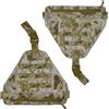 LXGXFNB Set Piattaforma Coscia Tattica Molle con Pannelli e Fibbie Rotanti | Rete Imbottita Traspirante Tasca con Cerniera for Inserto File 4 x 3 Area Patch Attacchi Cintura Regolabili