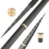 WANGSHAOWEI Canna da Pesca Frusta da Pesca Super Leggero in Fibra di Carbonio Duro Canna A Mano Telescopica 2.7M 3.6M .9M 4.5M 5.4M 6.30M 7.2M 8M 10M Flusso