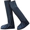 EURDFHY sovrascarpe impermeabili Copripantaloni for stivali da pioggia da 60 cm | Copriscarpe antiscivolo da ciclismo impermeabili sopra il ginocchio, riutilizzabili(M 38-39)