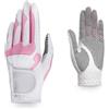 UDHSNJZG Guanti Golf Guanti da golf sportivi donna for mano sinistra e destra Altamente traspiranti con protezione del palmo in particelle antiscivolo