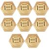 DJSKLDF Espositore per medaglie Combinazione Esagonale a Nido d'Ape for espositori for medaglie in Legno