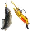 Dgayaeic Esca da Pesca Artificiale Swimbait Gambero Morbido Realistico Resistente | Esche Per Acqua Salata Per Pesce Di Mare Lucioperca Pesce Gatto Salmone Trota E Persico Trota