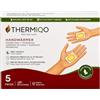 Thermiqo 5 paia di scaldamani per mani calde fino a 12 ore, cuscinetti termici extra caldi attivati dall'aria, scaldamani tascabili per guanti, sport invernali e attività all'aperto