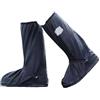 EURDFHY sovrascarpe impermeabili Scarpa da moto antiscivolo for esterni | Copripantaloni Impermeabile Tubo Alto Riutilizzabile S-XXL(XL 43-45)