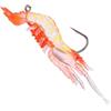 Dqsgiqe Esca da Pesca Swimbait Gambero Morbido Realistico Resistente Agli Con Ami | Esche Per Acqua Salata Per Pesce Di Mare Lucioperca Pesce Gatto Salmone Trota E Persico Trota