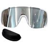 LBAWJWAIL Occhiali da sole sportivi da ciclismo Unisex | Protezione UV400 lente monoblocco avvolgente in PC, antivento antigraffio occhiali