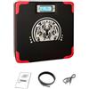Generic Punzonatore per allenamento e fitness in pelle PU | Tester di forza della boxe in pelle PU con 4 sensori, bersaglio e tavola da allenamento per pratica professionale