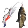Generico Esca per la Pesca Swimbait Gambero Morbido Realistico Resistente Agli Con | Esche Per Acqua Salata Per Pesce Di Mare Lucioperca Pesce Gatto Salmone Trota E Persico Trota