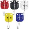 OAAO Conta Colpi da Golf in 5 Pezzi, Design Quadrato Manuale, Conta Colpi Doppio con Cordino, Adatto per Gare di Golf, Allenamento.