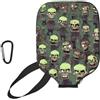 YQxwJL Many Zombies - Custodia protettiva per pickleball, in neoprene, con tasca in rete e moschettone