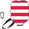 YQxwJL Copertura polacca della pagaia del pickleball del neoprene della stampa della bandiera della chiusura lampo della manica protettiva con la tasca della rete e