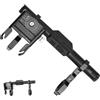 Generico Bike Handlebar Extender - Aluminum Mount | Computer & Light Holder | Lightweight Aluminum Alloy Construction, Multi Device Mounting Space Expansion, Dual Clamp Stability, For & Road Bikes