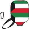 YQxwJL Copertura per pagaia da pickleball in neoprene con stampa bandiera del Kuwait, custodia protettiva con cerniera con tasca in rete e moschettone