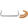 SZLIFE Manubrio per Bici da Strada, Manubrio Bullhorn da Corsa, Manubrio in Lega di Alluminio, Manubrio da Strada Antiscivolo, Adatto per