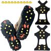 TENGWA Tacchetti per scarpe invernali 35-42 Shoe Spikes for Snow 10 denti | Ramponi universali leggeri per ghiaccio, antiscivolo, per scarpe da neve e ghiaccio
