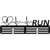 DJSKLDF Espositore per medaglie 1 Portamonete in Metallo for Appendere medaglie, espositore for maratoneta for