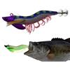 Generico Amo per Calamari di gamberetto luminoso ad affondamento rapido da pesca | Esca da pesca luminosa Per Principianti ed Esperti, Lago, Stagno, Torrente, Litorale, Acqua Salata, All'Aperto