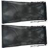 Sosoport 2 Pezzi Borsa a Rete Coulisse per Attrezzatura Subacquea, Nera | Nylon Leggero, Interno Capiente, Chiusura a Coulisse, Drenaggio Rapido, per Sub e Nuotatori