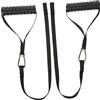 BESPORTBLE Maniglia per Esercizi Fitness, Elastico Allenamento Nero 1 Paio | Maniglie Palestra Cavi, Impugnatura Ergonomica in Nylon Tpr, per Palestra e Bodybuilding