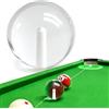 LXGXFNB Sfera Trasparente Trainer di Mira Biliardo Pool Snooker Esercizio | Corpo PC Chiaro Mostra Contatto Sovrapposizione Linea Buca e Angolo di Taglio prima di Colpi Diretti in 57mm o 52mm
