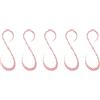 ECMQS Strisce di ricambio per rig da pesca | 11 cm in silicone flessibile, forma a coda arricciata, confezione da 5 pezzi