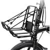 Generic Portabici anteriore per bicicletta, capacità 10 kg, pieghevole | Portapacchi anteriore per mountain bike, campeggio, escursionismo, viaggi, pendolarismo quotidiano, tempo libero casual