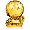 Carpe Diem Shop Trofeo Pallone d'oro in Resina 24 cm | Premiazione Torneo | Personalizzabile con Incisione, Base Decorativa Dorata, Finitura Lucida, Per Tornei di Calcio, Colore Oro Lucido