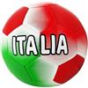 CUCUBA Pallone da Calcio Italia Tricolore da Allenamento o Partita Misura 5