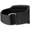 Generic Cintura da Palestra con Chiusura a Strappo e Fibbia in Metallo Ergonomica Cintura di Sollevamento in Vita Durevole, Nero, S
