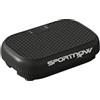 SPORTNOW Pedana Vibrante con 120 Livelli Velocità, 5 Programmi, Display LED | Piattaforma Vibrante Silenziosa, con Fasce di Resistenza, per Bruciare Grassi, Drenare il Sistema Linfatico, Nero