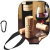 YQxwJL Copertura della pagaia del pickleball del neoprene della stampa del sughero del vino, manica protettiva della chiusura lampo con la tasca della rete e il