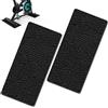 YIYAXIN 2Pcs Tappetino Protezione Pavimento Attrezzi Fitness 28x70cm, Tappeto Palestra Antivibrazione Silicone Spessore 6mm, Tappeti Antiscivolo Attrezzature Cyclette per Attrezzatura Sportiva, Tapis Roulant