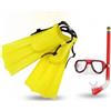 rockible Occhialini da Snorkeling per Bambini con da Sub, Set per Allenamento di Nuoto, Tubo Traspirante, Lente Panoramica, vestibilità Sicura per Bambin