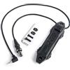 GLECTICAL Interruttore Remoto Doppio a Pressione, Nero (SF Plug+2,5mm Plug) | Interruttore remoto a doppio filo, compatibile con torce M300/600 & Peq/Dbal, per Sistemi di Guide 20mm Picatinny/Mlok/Keymod