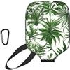 YQxwJL Copertura per pagaia in neoprene con stampa di erbe e piante erbacee fiorite, custodia protettiva con cerniera con tasca in rete e moschettone