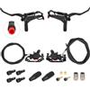 Generic Kit freno idraulico anteriore e posteriore for parti del set freno a disco idraulico a doppio pistone for scooter elettrico for Kukirin G3 Pro/G4