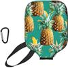 YQxwJL Copertura per pagaia in neoprene con stampa hawaiana con ananas tropicale, custodia protettiva con cerniera e tasca in rete e moschettone