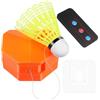 LIFKOME Allenatore Elettrico per Allenamento Badminton, Pratica Individuale | Design Adesivo, Unità Portatile, per Spazi Ridotti e Vialetto, Navetta in Nylon e Telecomando Colore Casuale