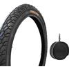 Deestone EBB24NED 1 COPERTONE Nero + 1 Camera d'Aria 24 X 1.75 (44-507) GRAZIELLA City Bike